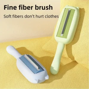 Two-Way Reusable Pet Fur Remover Brush